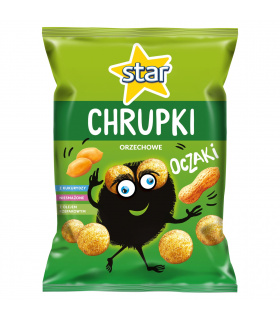 Star Oczaki Chrupki kukurydziane orzechowe 125 g