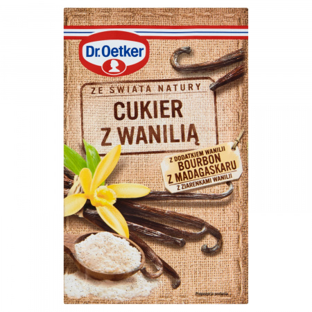 Dr. Oetker Ze świata natury Cukier z wanilią 12 g