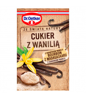 Dr. Oetker Ze świata natury Cukier z wanilią 12 g