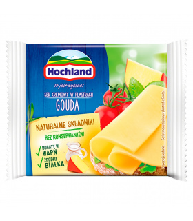 Hochland Ser kremowy Gouda w plastrach 130 g