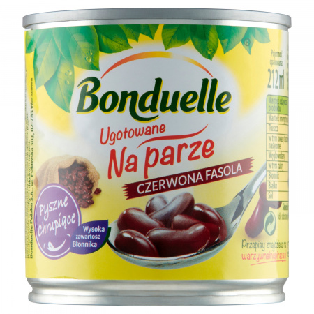 Bonduelle Ugotowane na parze Czerwona fasola 160 g