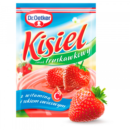 Dr. Oetker Kisiel smak truskawkowy 38 g