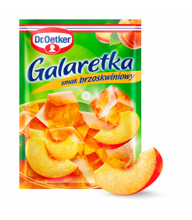 Dr. Oetker Galaretka o smaku brzoskwiniowym 77 g