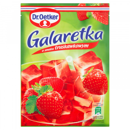 Dr. Oetker Galaretka o smaku truskawkowym 77 g