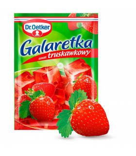 Dr. Oetker Galaretka o smaku truskawkowym 77 g