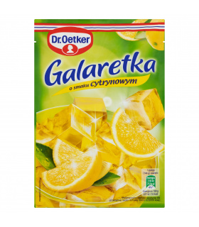 Dr. Oetker Galaretka o smaku cytrynowym 77 g