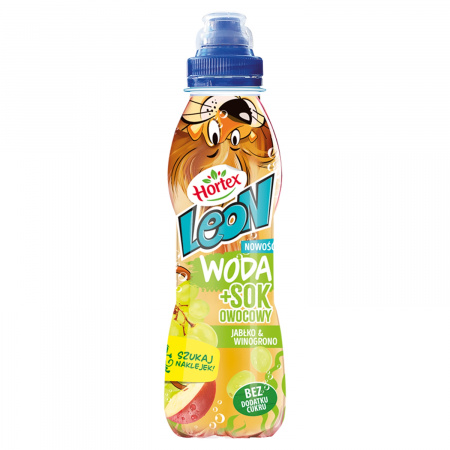 Hortex Leon Napój owocowy jabłko-winogrono 400 ml