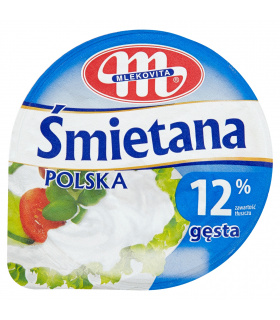 Mlekovita Śmietana Polska gęsta 12% 200 g