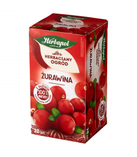 Herbapol Herbaciany Ogród Herbatka owocowo-ziołowa żurawina 50 g (20 x 2,5 g)