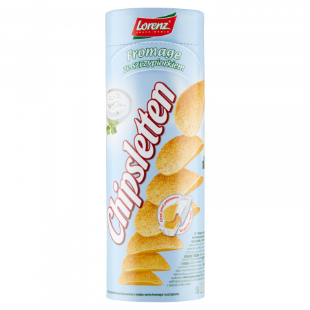 Chipsletten Chipsy ziemniaczane fromage ze szczypiorkiem 100 g