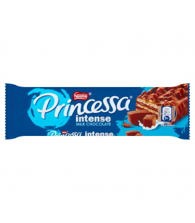 Princessa Intense Milk Chocolate Wafel z kremem kakaowym oblany czekoladą mleczną 33 g