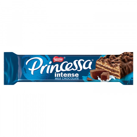 Princessa Intense Milk Chocolate Wafel z kremem kakaowym oblany czekoladą mleczną 33 g