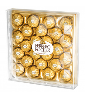 Ferrero Rocher Chrupiący wafelek z kremowym nadzieniem i orzechem laskowym w czekoladzie 300 g