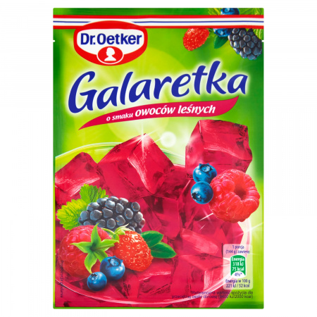 Dr. Oetker Galaretka o smaku owoców leśnych 77 g