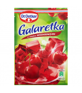 Dr. Oetker Galaretka o smaku wiśniowym 77 g