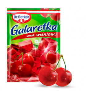 Dr. Oetker Galaretka o smaku wiśniowym 77 g