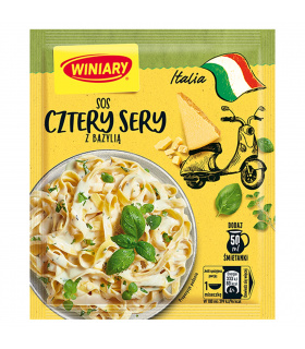 Winiary Italia Sos cztery sery z bazylią 37 g