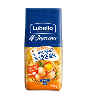 Lubella 4-Jajeczna Makaron fale 250 g