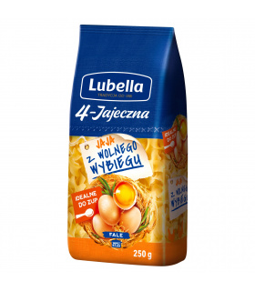 Lubella 4-Jajeczna Makaron fale 250 g