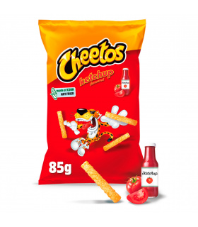 Cheetos Ketchup Chrupki kukurydziane o smaku ketchupowym 85 g