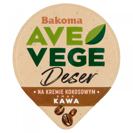 Bakoma Ave Vege Deser na kremie kokosowym smak kawa 150 g 