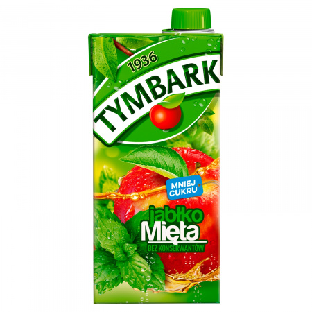 Tymbark Napój jabłko mięta 1 l