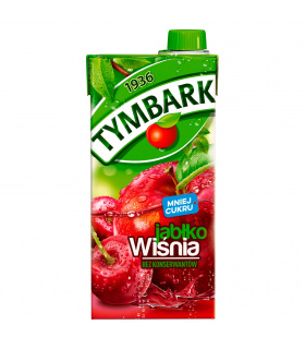 Tymbark Napój jabłko wiśnia 1 l