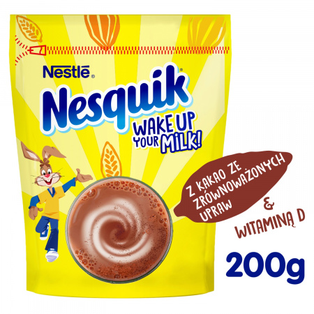 Nesquik Rozpuszczalny napój kakaowy z dodatkiem witamin 200 g