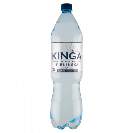 Kinga Pienińska Naturalna woda mineralna gazowana niskosodowa 1,5 l