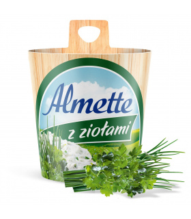 Almette Puszysty serek twarogowy z ziołami 150 g