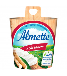 Almette Puszysty serek twarogowy z chrzanem 150 g