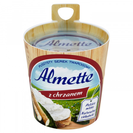 Almette Puszysty serek twarogowy z chrzanem 150 g