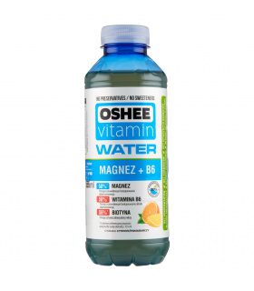 Oshee Vitamin Water Napój niegazowany o smaku cytryny pomarańczy 555 ml