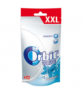 Orbit White Freshmint XXL Guma do żucia bez cukru 58 g (42 drażetki)