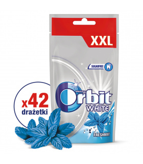 Orbit White Freshmint XXL Guma do żucia bez cukru 58 g (42 drażetki)