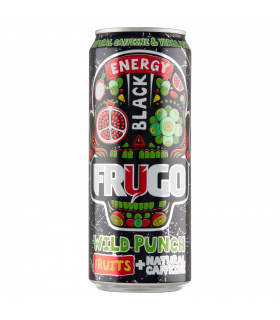 Frugo Wild Punch Black Energy Gazowany napój energetyzujący 330 ml