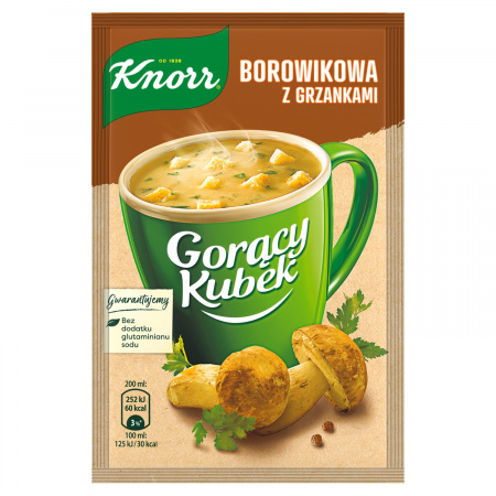 Knorr Gorący Kubek Borowikowa z grzankami 15 g