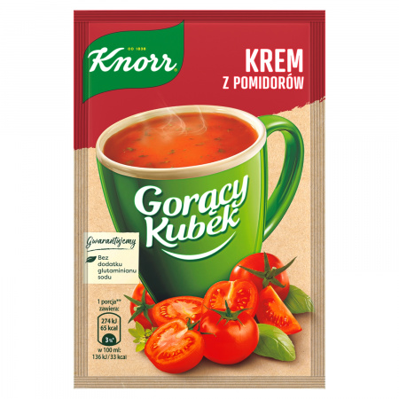 Knorr Gorący Kubek Krem z pomidorów 19 g