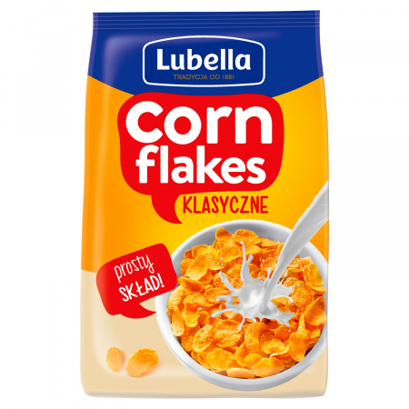 Lubella Corn Flakes Płatki kukurydziane klasyczne 250 g