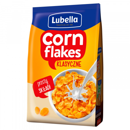 Lubella Corn Flakes Płatki kukurydziane klasyczne 250 g