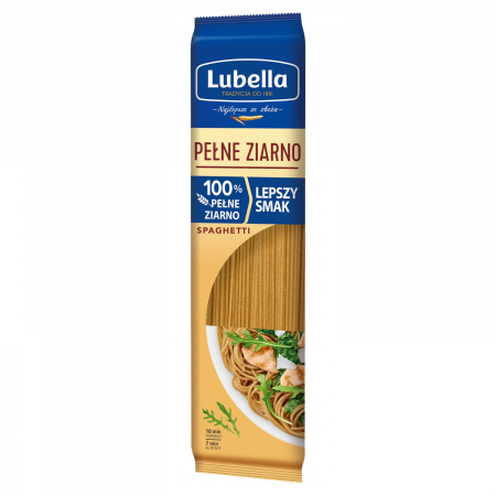 Lubella Pełne Ziarno Makaron spaghetti 400 g