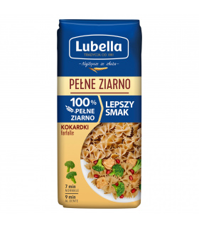 Lubella Pełne Ziarno Makaron kokardki 400 g