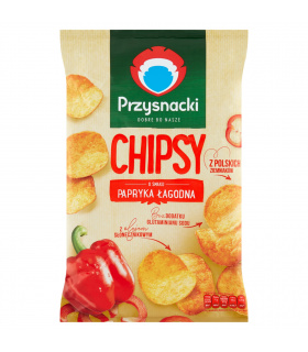 Przysnacki Chipsy o smaku papryka łagodna 135 g