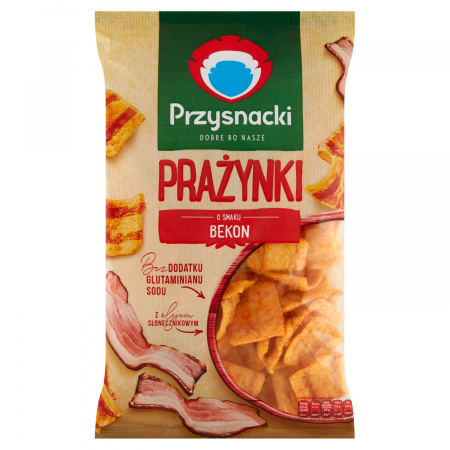 Przysnacki Prażynki o smaku bekon 120 g