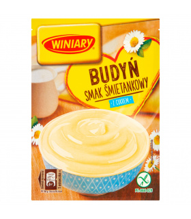 Winiary Budyń z cukrem smak śmietankowy 60 g