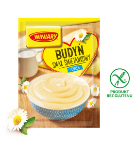 Winiary Budyń z cukrem smak śmietankowy 60 g