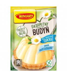 Winiary Budyń bez dodatku cukru smak śmietankowy 35 g