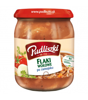 Pudliszki Flaki wołowe po zamojsku 500 g