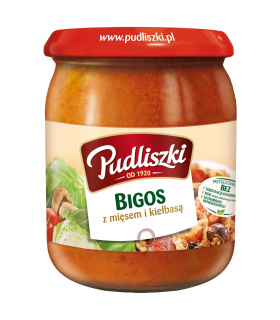 Pudliszki Bigos z mięsem i kiełbasą 500 g