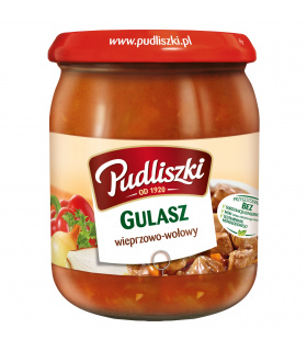 Pudliszki Gulasz wieprzowo-wołowy 500 g